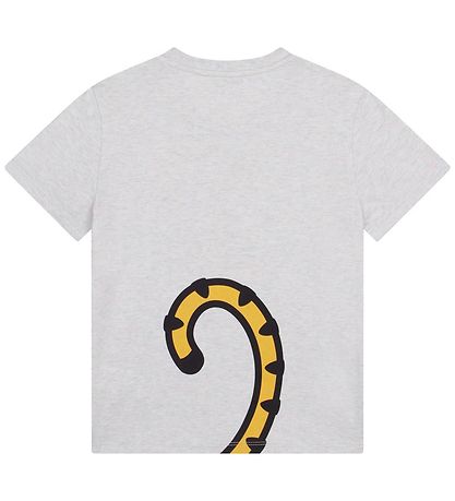 Kenzo T-skjorte - Grå Melert m. Tiger