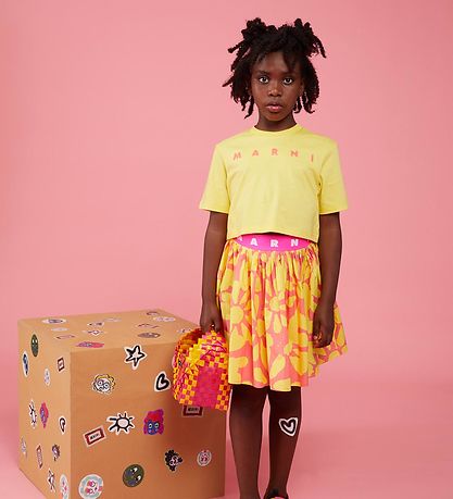 Jupe Marni - Rose/Jaune Jupe Marni - Rose/Jaune