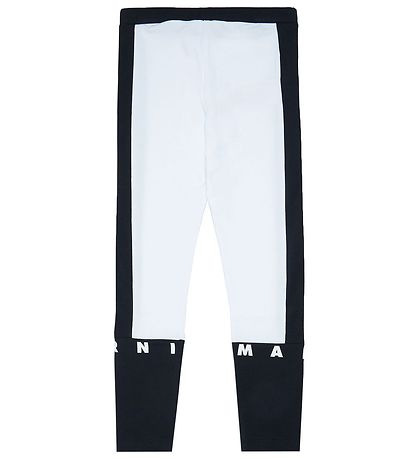 Marni Leggings - White w. Black Marni Leggings - White w. Black