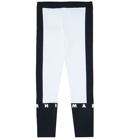 Marni Leggings - White w. Black Marni Leggings - White w. Black