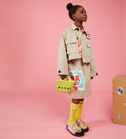 Chaussettes Marni - Jaune/Blanc