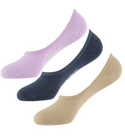 Dickies Sokkar - 3 Pakki - Invisible - Fjólublátt/Blár/Sandur