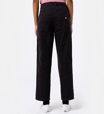 Dickies 바지 - DC 바지 - 스톤워시드 블랙