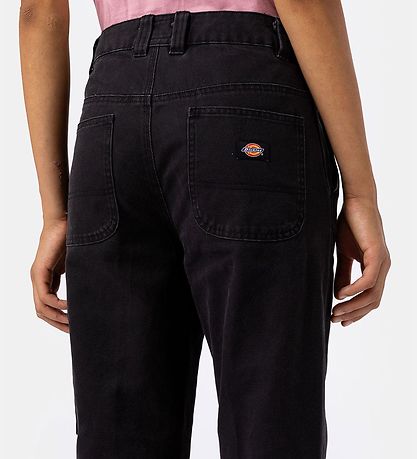 Dickies 바지 - DC 바지 - 스톤워시드 블랙