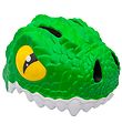 Crazy Safety Bicycle Helmet w. Light - Crocodile - Green Crazy Safety Bicycle Helmet w. Light - Crocodile - Green