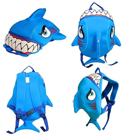 Crazy Safety Barnehagesekk - Shark - Blå Crazy Safety Barnehagesekk - Shark - Blå