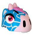 Crazy Safety Bicycle Helmet w. Light - Giraffe - Blue Crazy Safety Bicycle Helmet w. Light - Giraffe - Blue