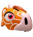 Crazy Safety Bicycle Helmet w. Light - Giraffe - Brown Crazy Safety Bicycle Helmet w. Light - Giraffe - Brown