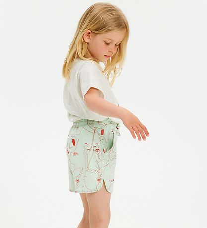 Soft Gallery Shorts - SgCera - Poppy - Misty Jade AOP Soft Gallery Shorts - SgCera - Poppy - Misty Jade AOP