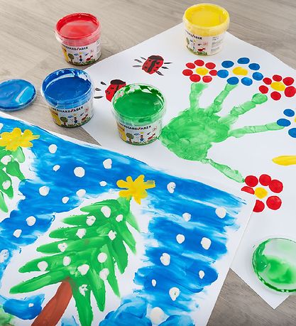 Eberhard Faber Finger Paint - 4 pcs - 100 mL