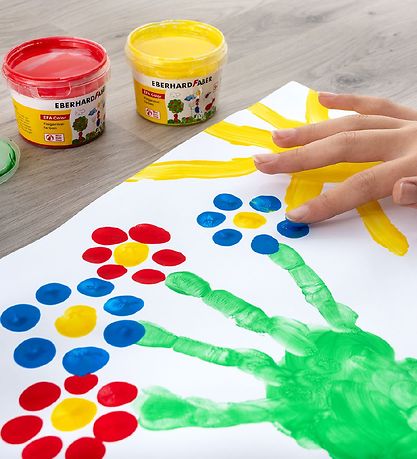 Eberhard Faber Finger Paint - 4 pcs - 100 mL