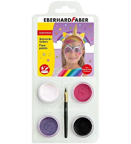 Eberhard Faber Face Paint - 4 Colours - Unicorn Eberhard Faber Face Paint - 4 Colours - Unicorn
