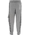Pantalon de Jogging Versace - Gris Chiné/Noir Pantalon de Jogging Versace - Gris Chiné/Noir