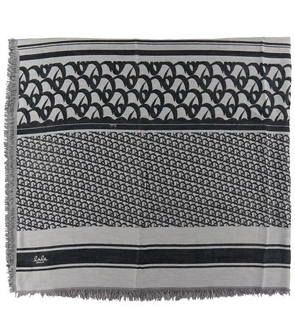 Lala Berlin Trefill - 200x65 - Monogram - Black Monogram On Whi Lala Berlin Trefill - 200x65 - Monogram - Black Monogram On Whi