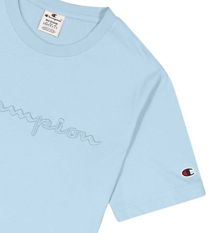 Champion Fashion T-shirt - Crew neck - Light Blue