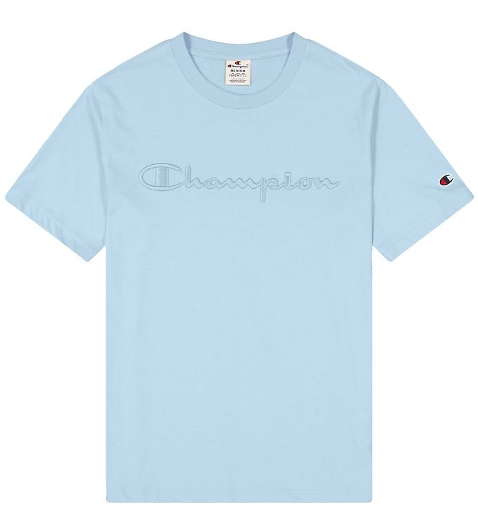 Champion Shirt Blue CHAMPION Men Classic Graphic Tee Surf The Web