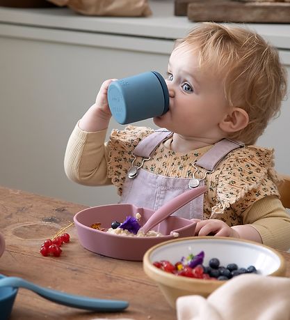 Sebra Silicone lid - Vintage Blue