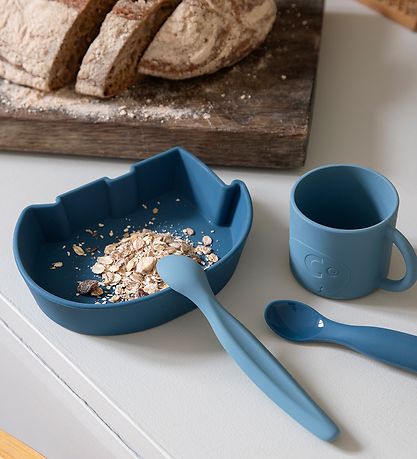 Sebra Bowl - Silicone - Fanto - Nordic Blue