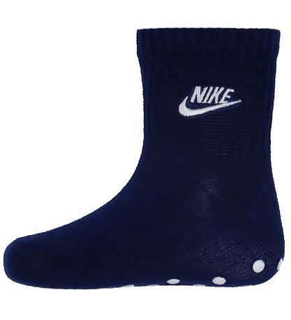 Nike Socks - Core Futura Gripper - 3-Pack - Grey/White/Navy