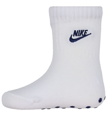 Nike Socks - Core Futura Gripper - 3-Pack - Grey/White/Navy
