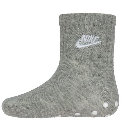Nike Socks - Core Futura Gripper - 3-Pack - Grey/White/Navy