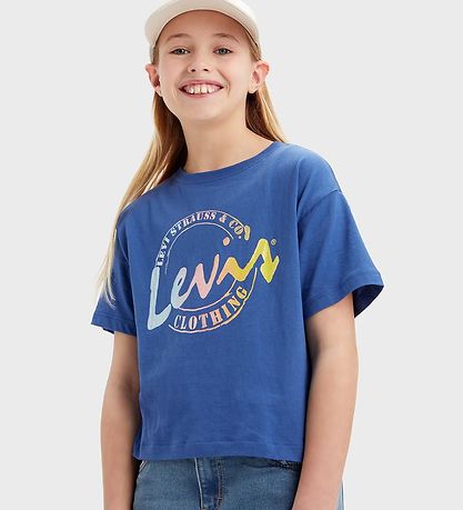 Levis Kids T-shirt - True Navy w. Glitter