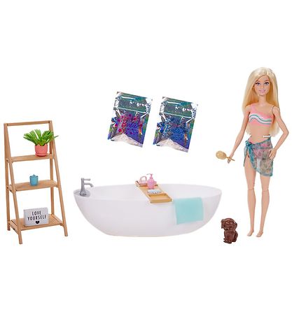 Barbie Poppenset - Confetti Badspeelset