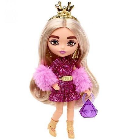 Barbie Doll - Extra Minis - Gold Crown