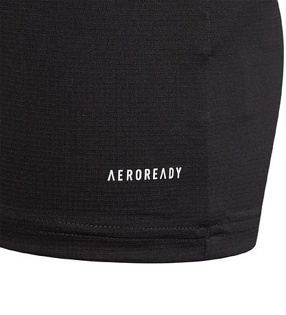 adidas Performance Blouse - Team BASE Tee Y - Black adidas Performance Blouse - Team BASE Tee Y - Black