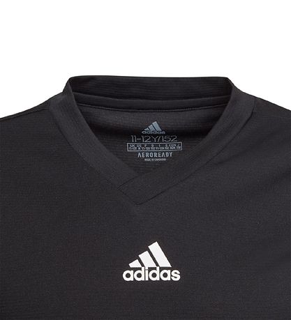 adidas Performance Blouse - Team BASE Tee Y - Black adidas Performance Blouse - Team BASE Tee Y - Black