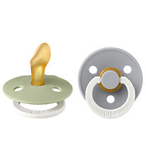 BIBS Colour Glowing Pacifiers - 2-Pack - Size 2 - Anatomical - S BIBS Colour Glowing Pacifiers - 2-Pack - Size 2 - Anatomical - S