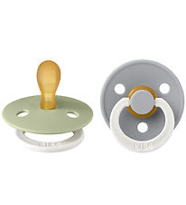 BIBS Colour Glowing Pacifiers - 2-Pack - Size 1 - Symmetrical - 