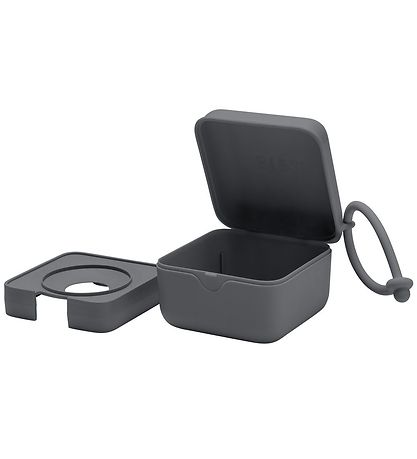 BIBS Pacifier box - 7x5 cm - Iron BIBS Pacifier box - 7x5 cm - Iron