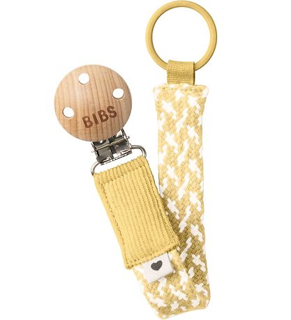 BIBS Napphållare - Fläta - Pale Smör/Ivory BIBS Napphållare - Fläta - Pale Smör/Ivory