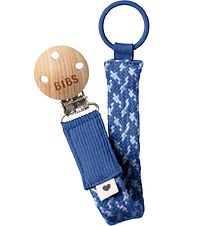 BIBS Pacifier Clip - Wicker - Cornflower/Dusty Blue BIBS Pacifier Clip - Wicker - Cornflower/Dusty Blue