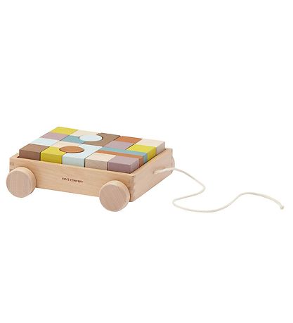 Kids Concept Trekkvogn m. Stableklosser - Neo - Multi