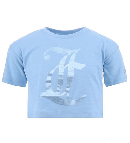 Juicy Couture T-shirt - Cropped - Della Robbia Blue Juicy Couture T-shirt - Cropped - Della Robbia Blue