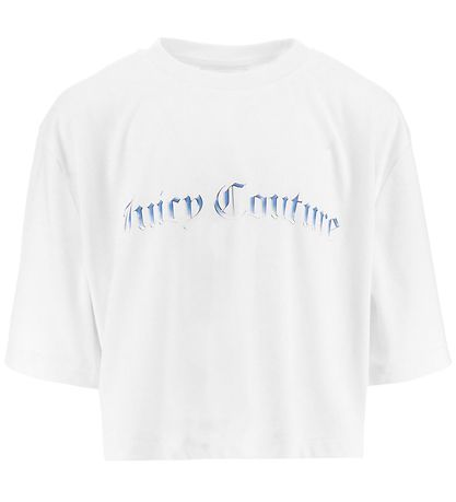 Juicy Couture T-Shirt - Loose Crop - Weiß Juicy Couture T-Shirt - Loose Crop - Weiß