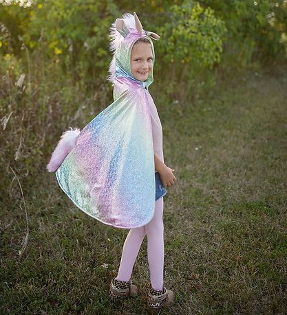 Great Pretenders Costume - Cloak - Rainbow Unicorn/Dragon