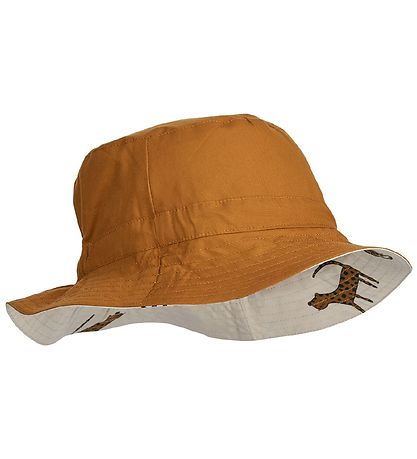 Liewood Bucket Hat - Sander Reversible - Leopard/Sandy Liewood Bucket Hat - Sander Reversible - Leopard/Sandy