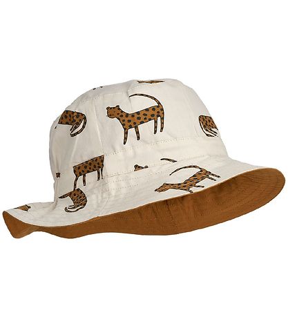 Liewood Bucket Hat - Sander Reversible - Leopard/Sandy Liewood Bucket Hat - Sander Reversible - Leopard/Sandy