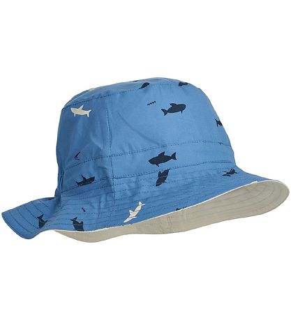 Liewood Bucket Hat - Sander Reversible - Shark/Riverside Liewood Bucket Hat - Sander Reversible - Shark/Riverside