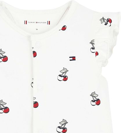 Tommy Hilfiger Summer Romper - Cherry Shortall - Cherry All-Over Tommy Hilfiger Summer Romper - Cherry Shortall - Cherry All-Over