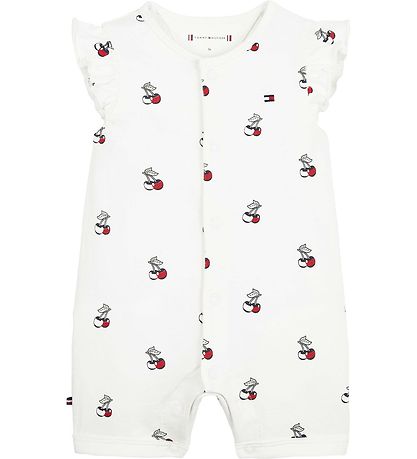 Tommy Hilfiger Summer Romper - Cherry Shortall - Cherry All-Over Tommy Hilfiger Summer Romper - Cherry Shortall - Cherry All-Over