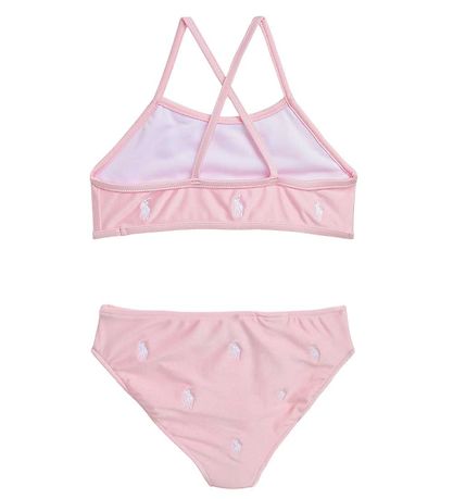 Polo Ralph Lauren Bikini - Watch Hill - Pink/White w. Logos