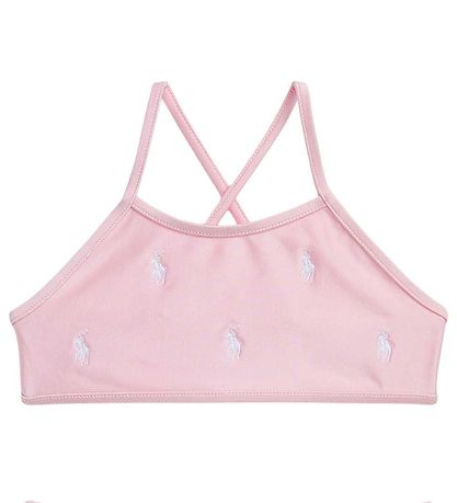 Polo Ralph Lauren Bikini - Watch Hill - Pink/White w. Logos