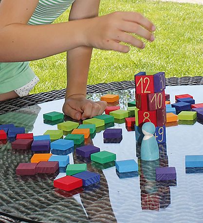 Grimms Holzspielzeug - Zählbrett - 201 Teile - Mehrfarbig
