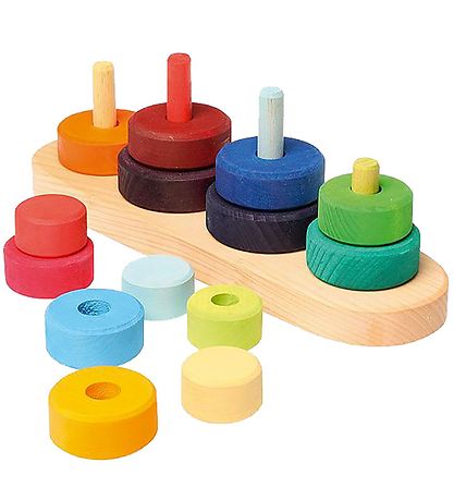 Grimms Wooden Toy - Fabuto - 15 Parts - Multicolour