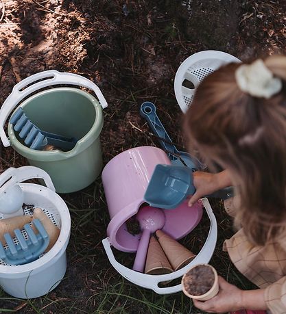 Dantoy Bucket Set - 8 Parts - Thorbjørn - Pink Dantoy Bucket Set - 8 Parts - Thorbjørn - Pink