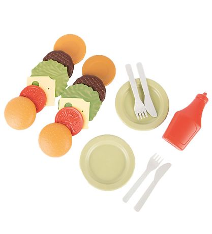 Dantoy BIO Plastic Burger set - 19 Parts